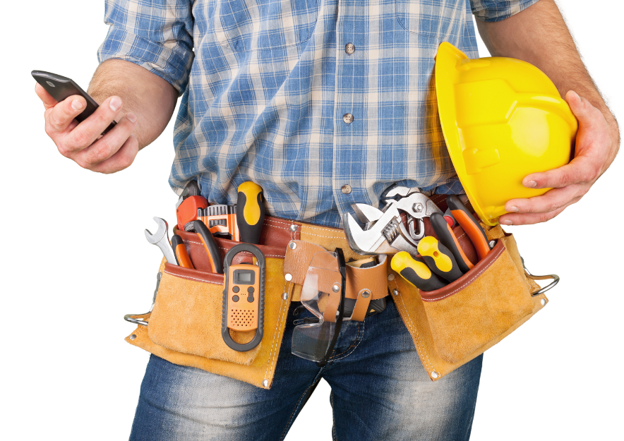 A tradesman with his tools