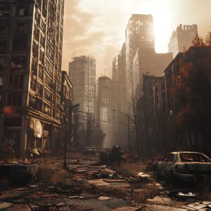 Apocalyptic city for The Daily Mail V's Newport